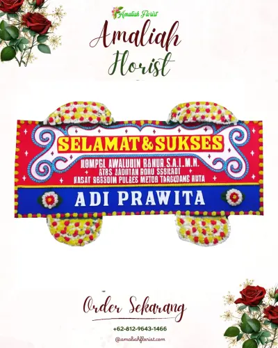 Karangan Bunga Ucapan Selamat di Gadog
