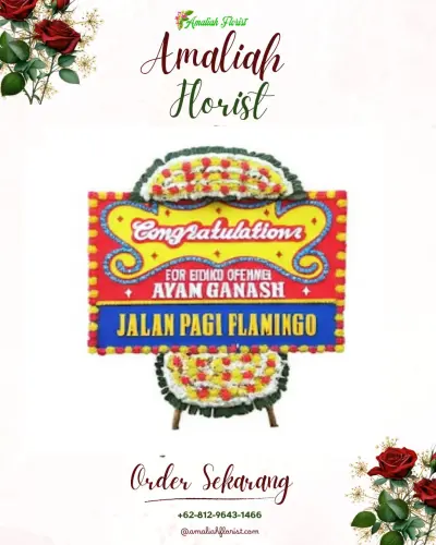 Bunga Papan Congratulation di Gadog